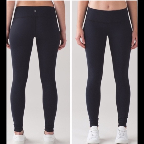 lululemon athletica Pants - 11. Lululemon Wunder Under Black Swan Sweater Print 4